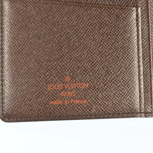 Authentic Louis Vuitton Damier Bill case Long Wallet bsj201-112925